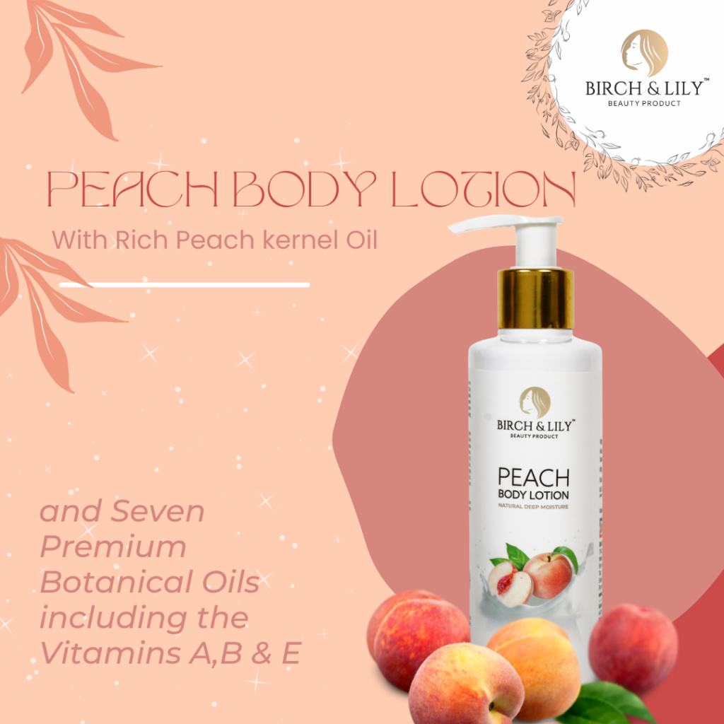Buy Birch & Lily Peach Body Lotion at Rs. 299 online from Buildmart ...