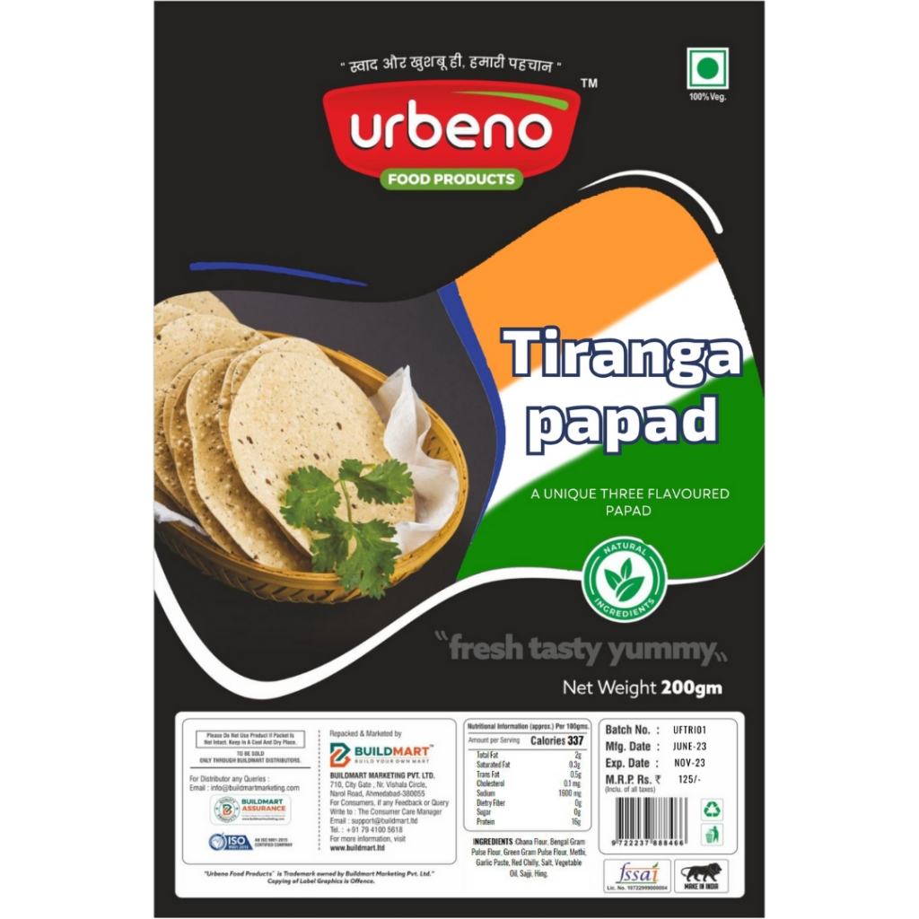 Urbeno Tiranga Papad