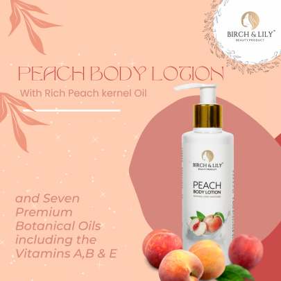 Birch & Lily Peach Body Lotion 5