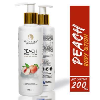 Birch & Lily Peach Body Lotion 1