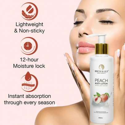 Birch & Lily Peach Body Lotion 4