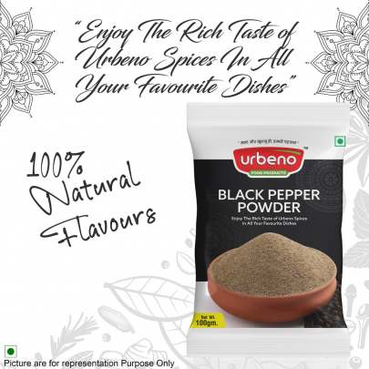 Urbeno Black Pepper 100gm 3