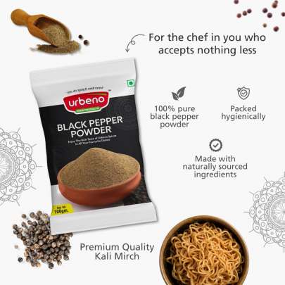 Urbeno Black Pepper Powder (100gm)  Masala