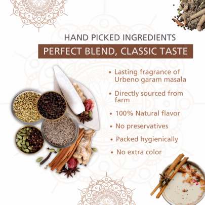 Urbeno Garam Masala Powder (100gm)  Masala