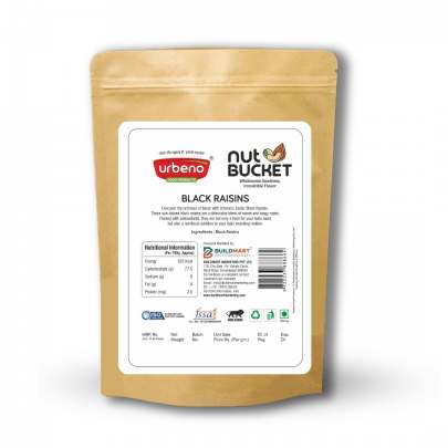 Urbeno Nut Bucket Black Raisins (200gm) Dry Fruits