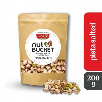 Urbeno Nut Bucket Pista Salted (200gm) Dry Fruits