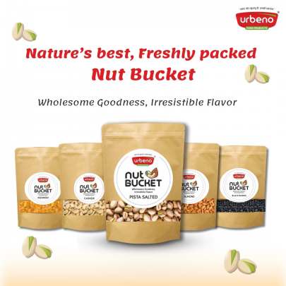 Urbeno Nut Bucket Pista Salted (200gm) Dry Fruits
