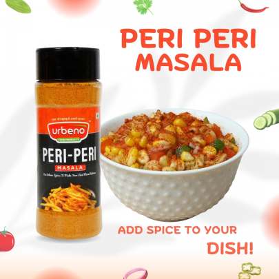 Urbeno Peri Peri Masala (60gm)  Ready to Mix